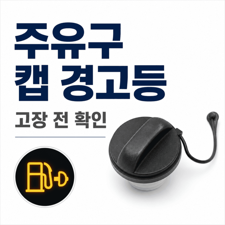 주유구 캡 경고등이 뜨는 이유, 고장 전에 확인할 부분